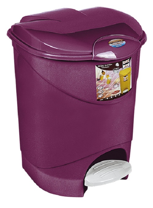 سطل زباله پلاستیکی پدال دار