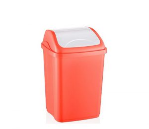 سطل زباله پلاستیکی خانگی رنگی