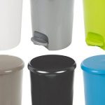 سطل زباله پلاستیکی خانگی رنگی
