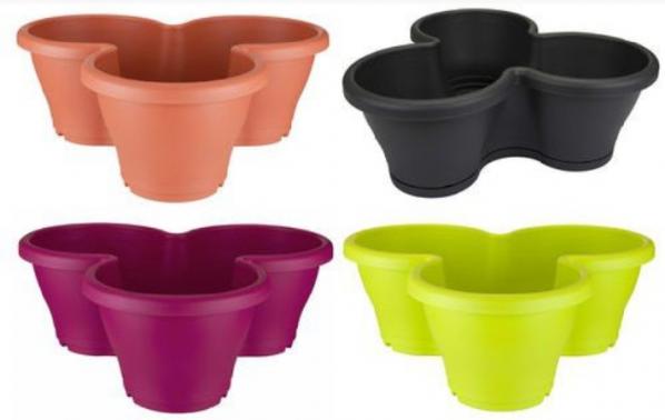 قیمت انواع گلدان پلاستیک جدید