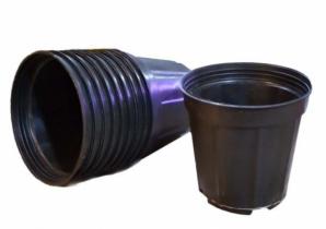 گلدان مشکی گلخانه ای