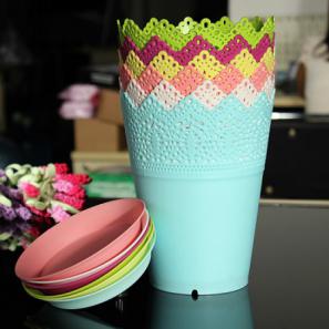 گلدان پلاستیکی شیک