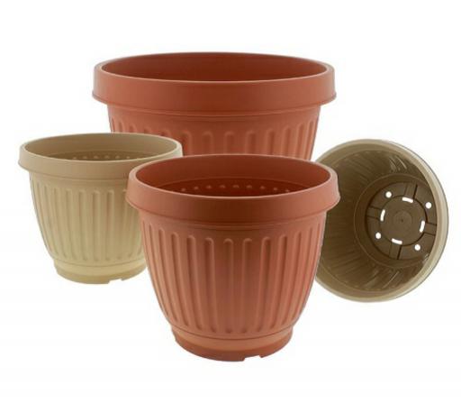 قیمت فروش گلدان پلاستیکی طرح دار