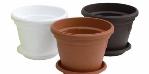 مصارف تزئینی گلدان پلاستیکی طرح دار