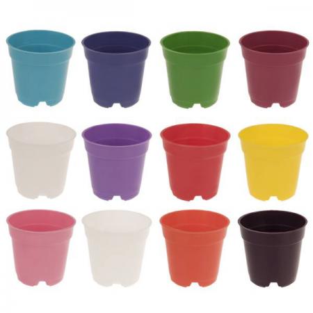 تنوع سایز گلدان پلاستیکی گرد