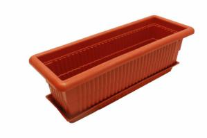 گلدان مستطیل بزرگ پلاستیکی