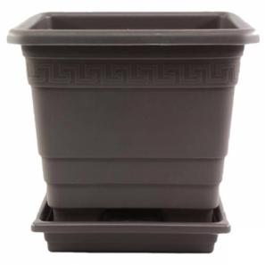 گلدان پلاستیکی پارکی بزرگ چهارگوش